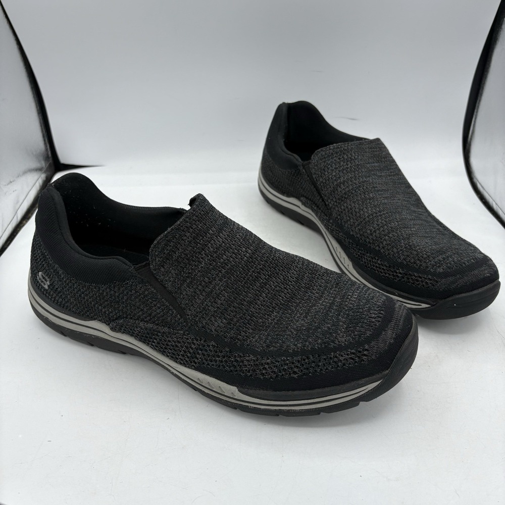 Skechers Shoes Mens Size 13 Expected Gomel Black Slip On Loafers